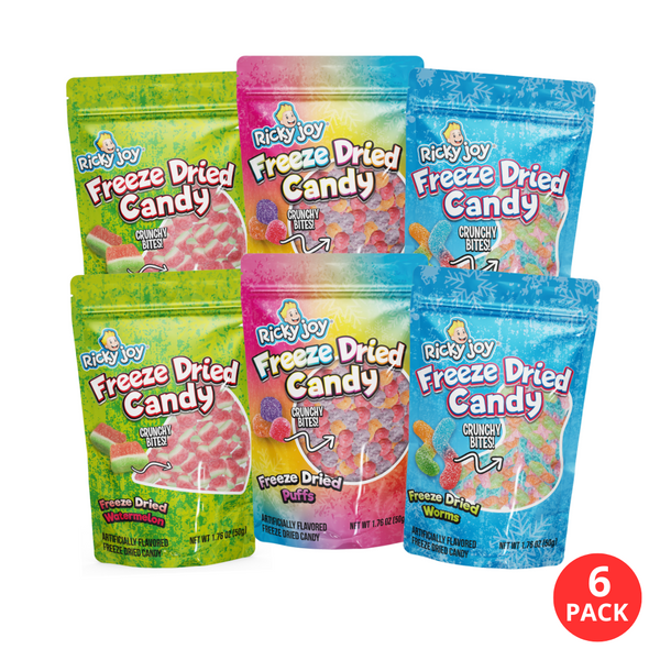 Ricky Joy® Freeze Dried™ - Variety Pack - 1.76 OZ (Pack of 6