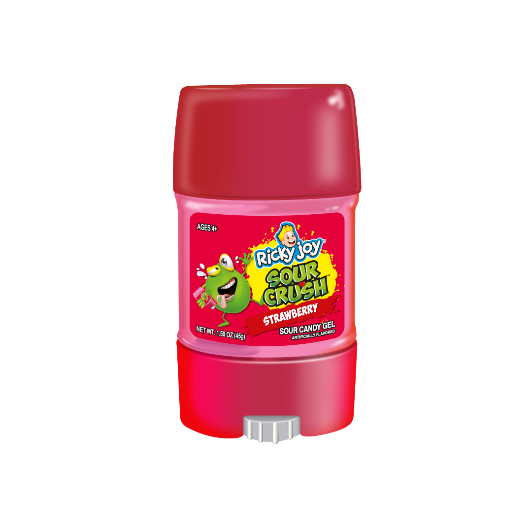 Blue Raspberry Gummies Ricky Joy Ricky Joy® Sour Crush™ - Gel Blue Raspberry & Strawberry - 1.34 OZ (Pa ...
