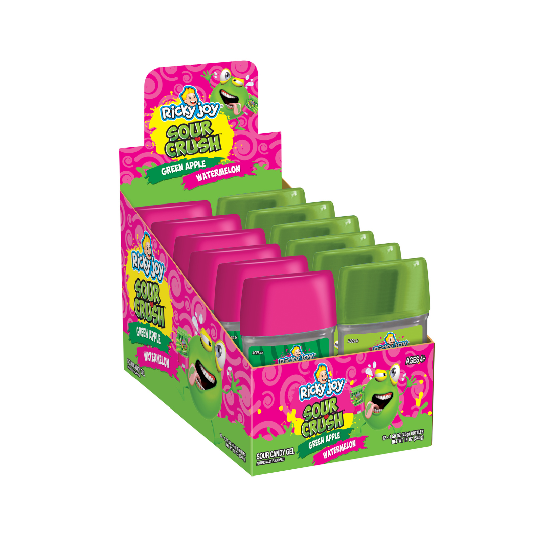 Ricky Joy® Sour Crush™ - Gel Watermelon & Green Apple - 1.34 OZ